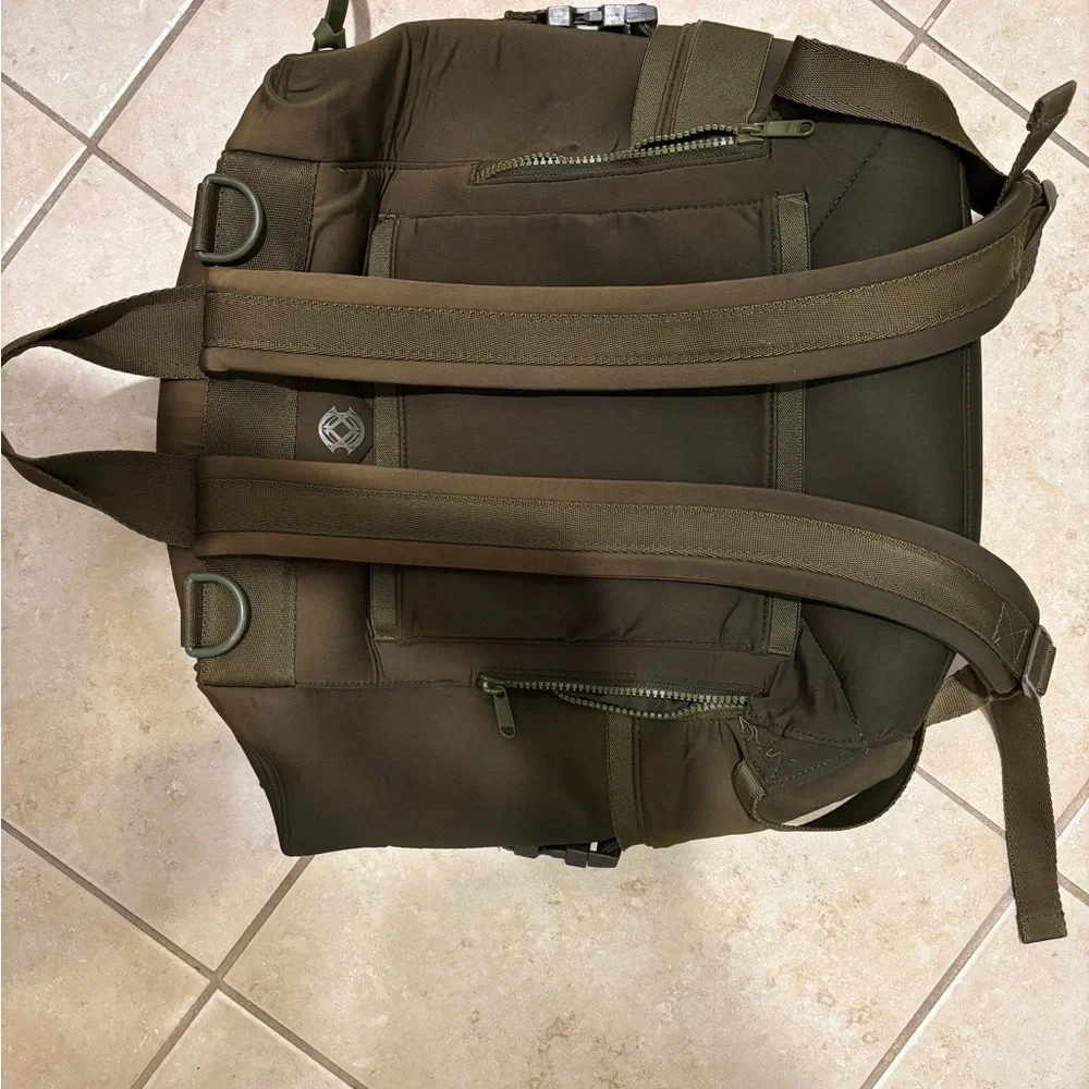 Dagne Dover Green Backpack Modern Utilitarian Design